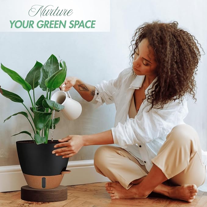 12/10/8 Inch Self Watering Pots - Image 3