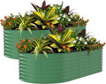 Garvee 2 Pack Galvanized Raised Garden Beds by Garvee