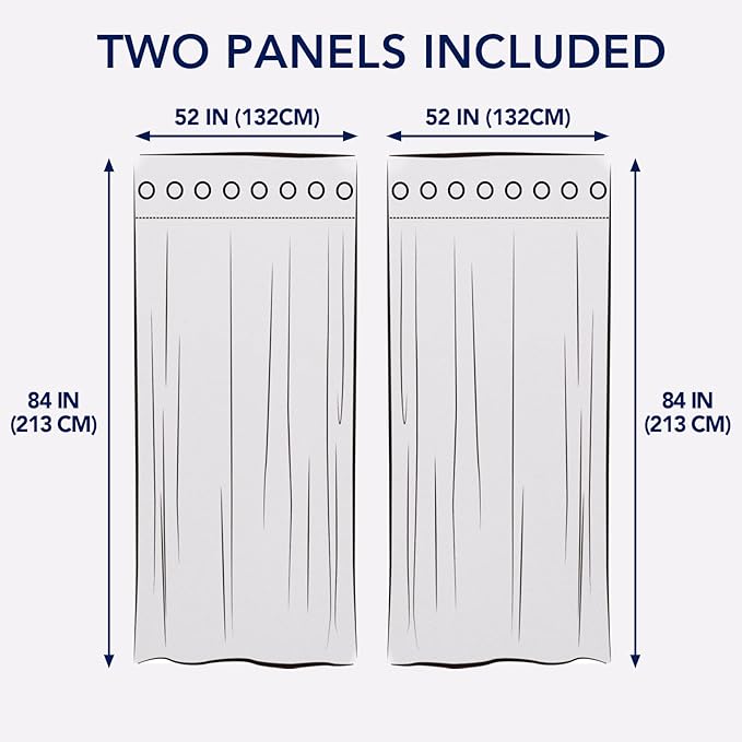 PureFit Outdoor Curtains for Patio Waterproof Weatherproof, UV Resistant - Image 6