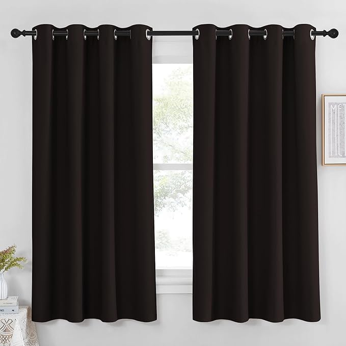 NICETOWN Blackout Curtain Panel 63 inch Long by NICETOWN