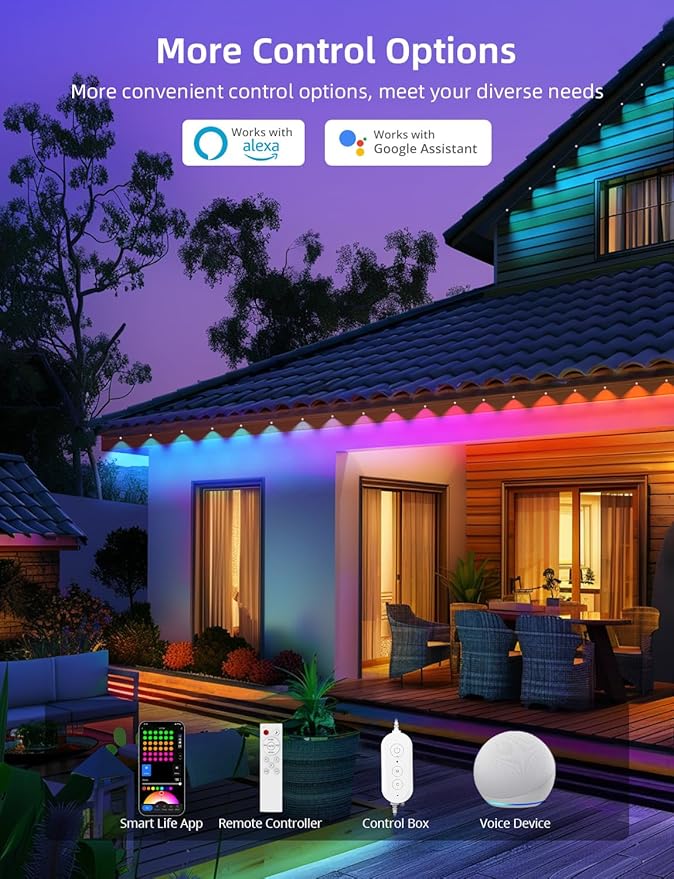 APPECK Permanent Outdoor Lights 50ft - Image 5