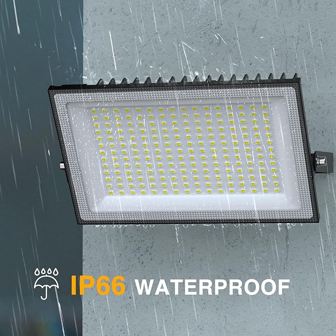 Onforu 200W LED Flood Lights Outdoor, 18000LM Bright Security Light, IP66 - Image 4