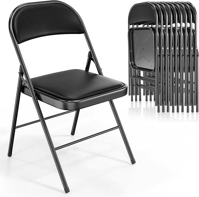VINGLI 10 Pack Folding Chairs by VINGLI
