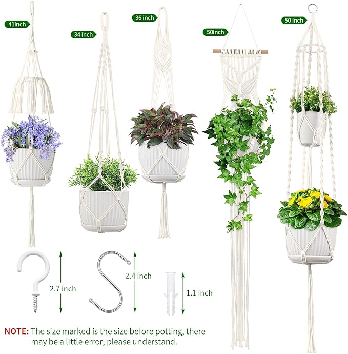 Macrame Plant Hangers - Image 6