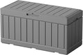 Greesum 82 Gallon Resin Deck Box All Weather Large Outdoor Storage by BuynowfromGreesum