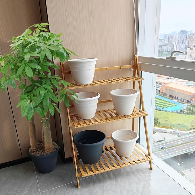 5 Pack 10 Inch Plant Pots for Indoor Outdoor, Plastic Floor Planters - Image 5