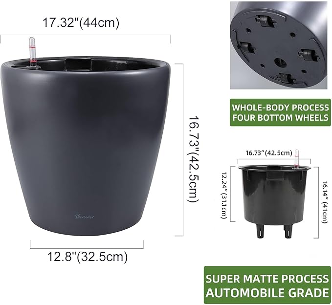 Dexceder 18x17 Self Watering Planter - Image 3