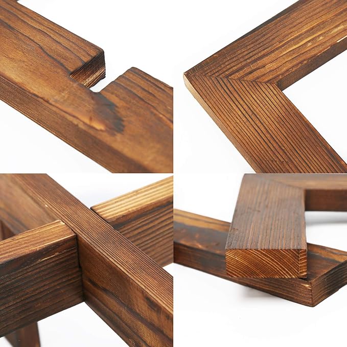 Gendral Forwepup 2 Pack Wood Plant Stand, Mid Century Modern Planter Stand - Image 5