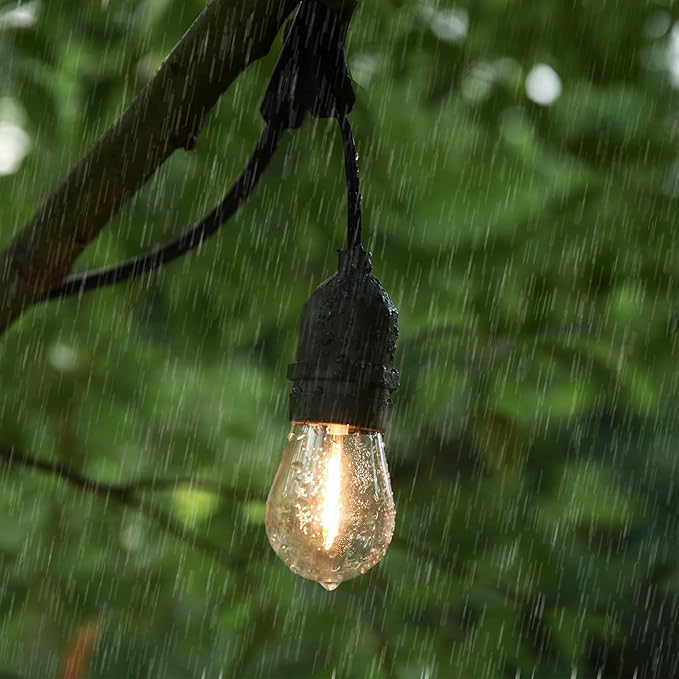 Shatterproof LED String Lights, Waterproof, Warm White 2200K, E26 Base - Image 8