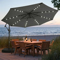 wikiwiki 10ft Solar LED Patio Umbrella by WikiwikiPatioUmbrellas