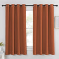 NICETOWN Blackout Burnt Orange Curtain by NICETOWN