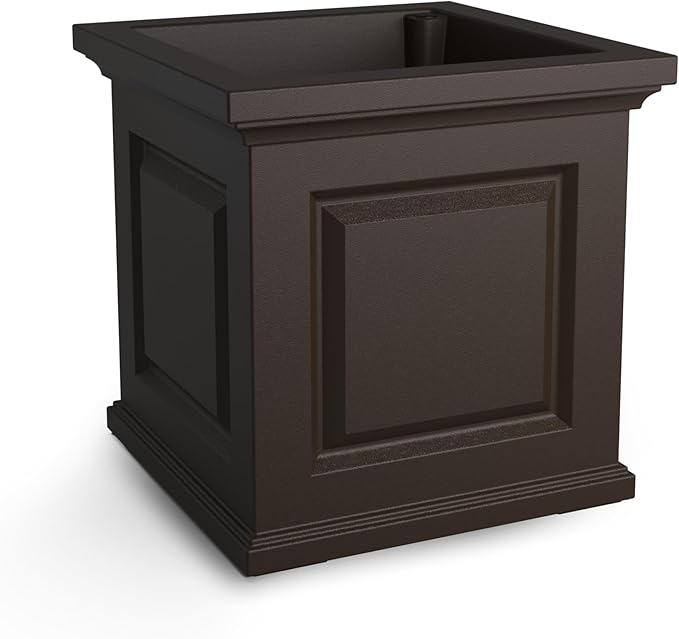 Mayne Nantucket 20-Inch Square Planter – Self-Watering, Weather-Resistant - Image 8