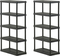 CENTREX CX 5-Tier Heavy Duty Plastic Storage Shelves that Support up to by Unknown