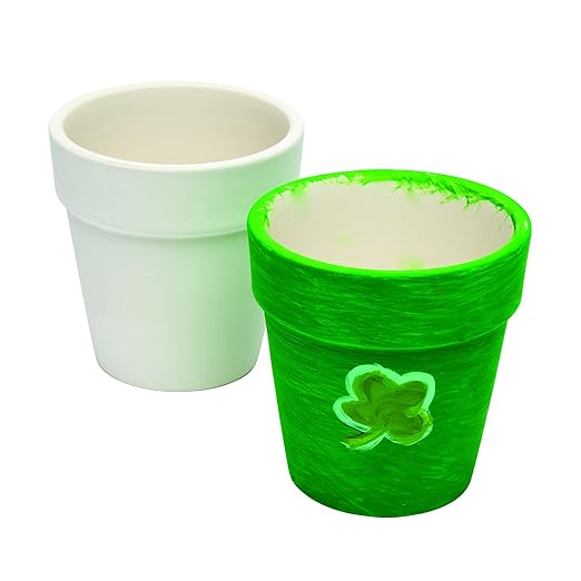 Ceramic Flowerpots, Kids Crafts, Crafts by Colorations