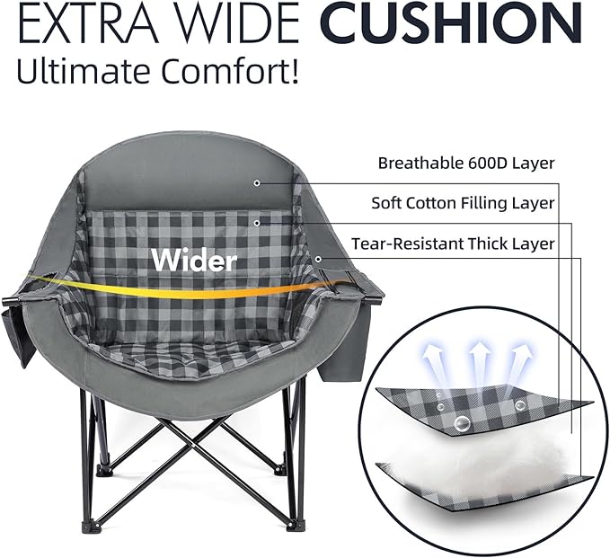 Oversized Camping Chairs for Adults - Image 3