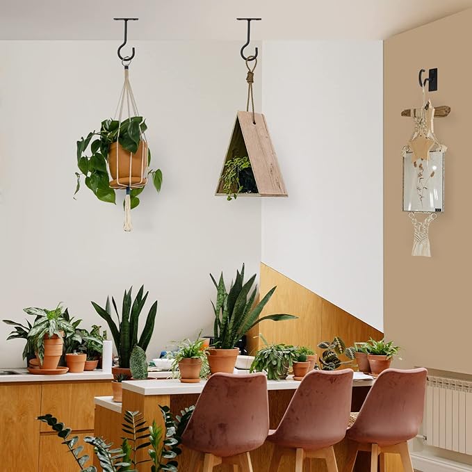 Plant Hooks 20Pack Hanging Plant Bracket 6in Metal Plant Hanger Decorative - Image 2