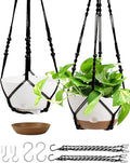 Hanging Planter Self Watering 10 Inch, 2 Pack Indoor Outdoor Hanging Baskets by Koalaime