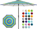 JEAREY 9FT Outdoor Patio Umbrella Outdoor Table Umbrella by JEAREYOutdoorsCollection