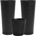 Worth 2 Pack 28" Tall Narrow Metal Planter by WORTH