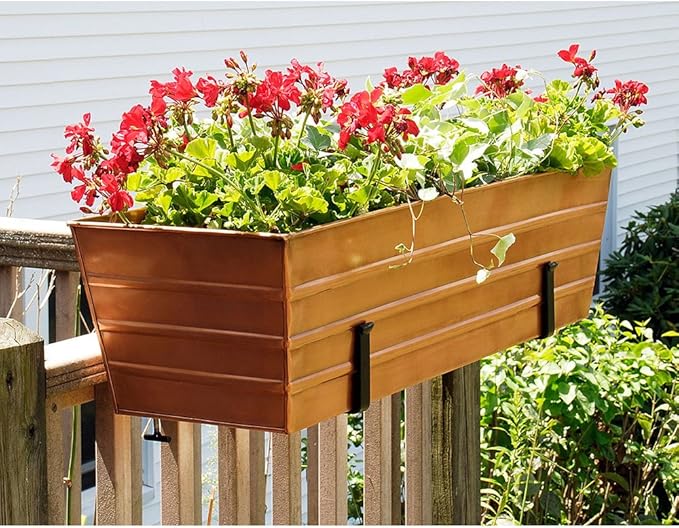 Achla Designs C-21C Plated Flower Box, Window Flowerbox Planter - Image 4