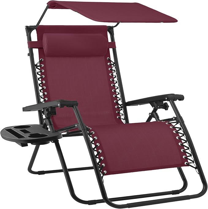Best Choice Products 30” Wide Folding Zero Gravity Outdoor Recliner Patio by BestChoiceProducts
