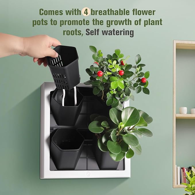 Wall-Mounted Vertical Garden Planter – Ready-to-Use Indoor Wall Planter - Image 6