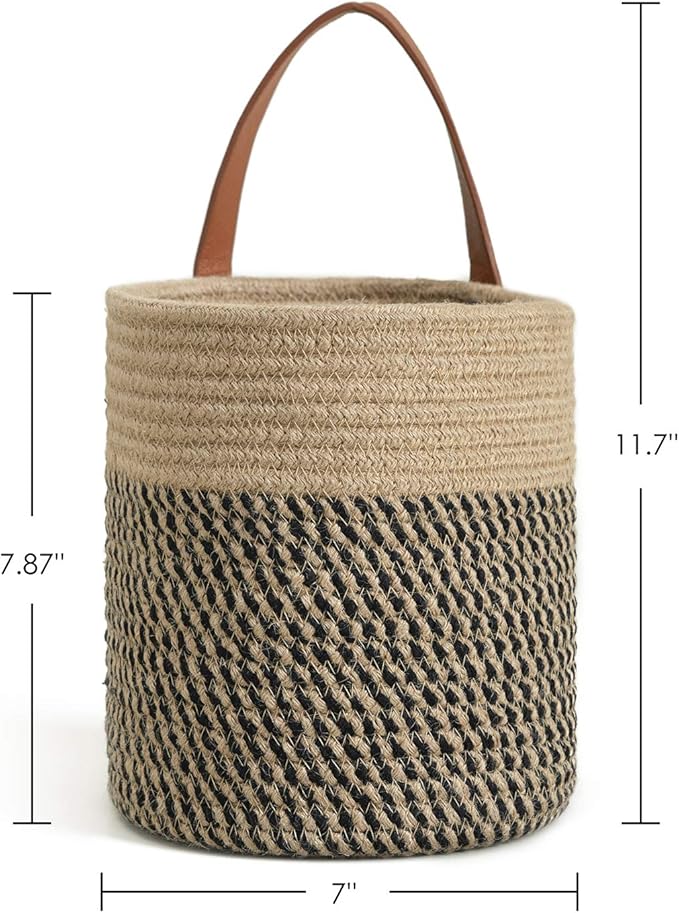Goodpick 2pack Jute Rope Hanging Basket - Image 5