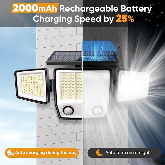 Solar Lights Outdoor Waterproof Motion Sensor - Image 3