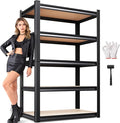 71.2" H Garage Shelving Heavy Duty Storage Shelves, Metal Adjustable Shelving by Unknown