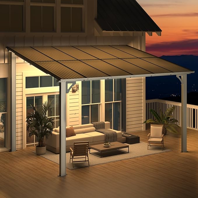 AECOJOY 12' x 8' Gazebo Outdoor Pergola - Image 3