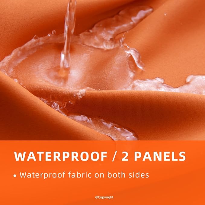 Waterproof Outdoor Curtain W52 x L84 - Image 2