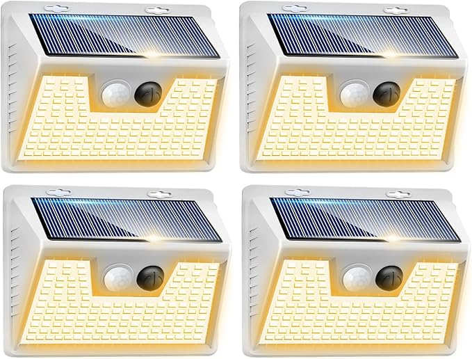 Peasur Solar Lights Outdoor Motion Sensor Waterproof, 3 Modes Security Wall by Peasur