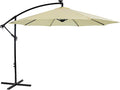 Sunnydaze 10' Solar Offset Patio Umbrella by SunnydazeDecor