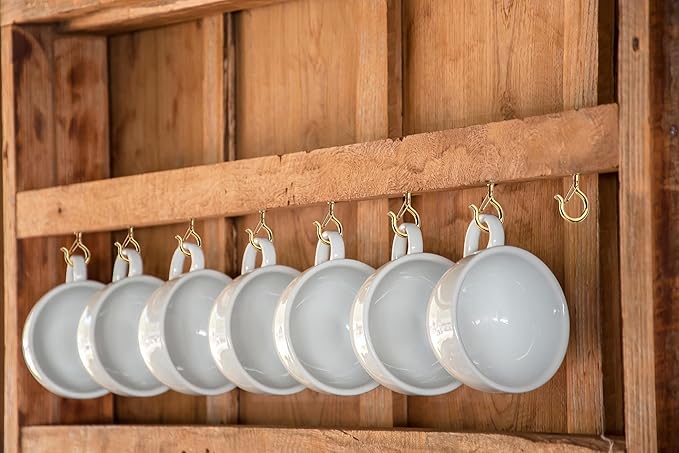 PlusRoc 20 Pack Ceiling Hooks for Hanging Plants Outdoor String Lights Heavy - Image 5