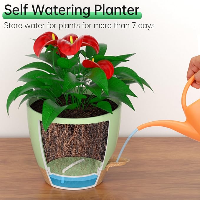ZMTECH 10 Inch Hanging Planters - Image 6