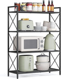 SONGMICS 4-Tier Metal Storage Rack, Shelving Unit by SONGMICSbySONGMICSHOME