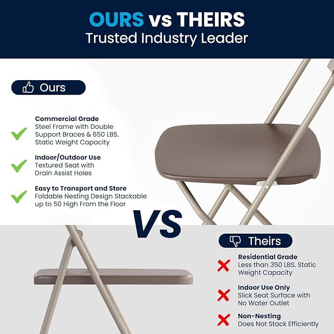 Flash Furniture Hercules Series Plastic Folding Chair - Image 9