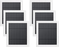 6 Pack IP65 Solar Panel for Rings Camera, 4W Solar Charger Compatible by Paodekua