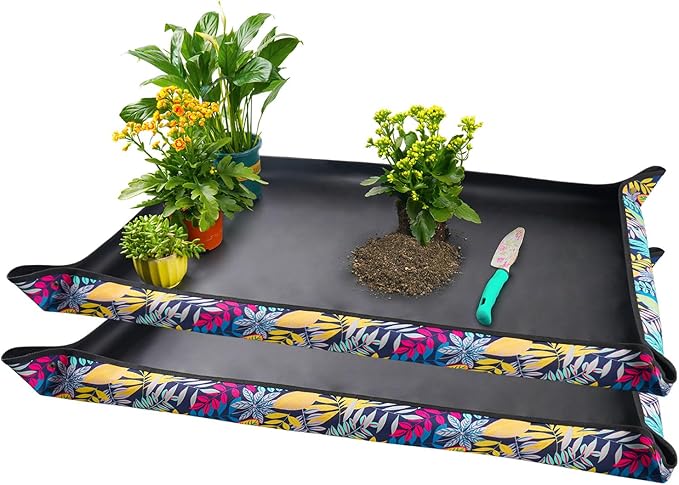 2 PCS 43.5" x 29.5" Extra Large Repotting Mat by FocusonGardeningProjects