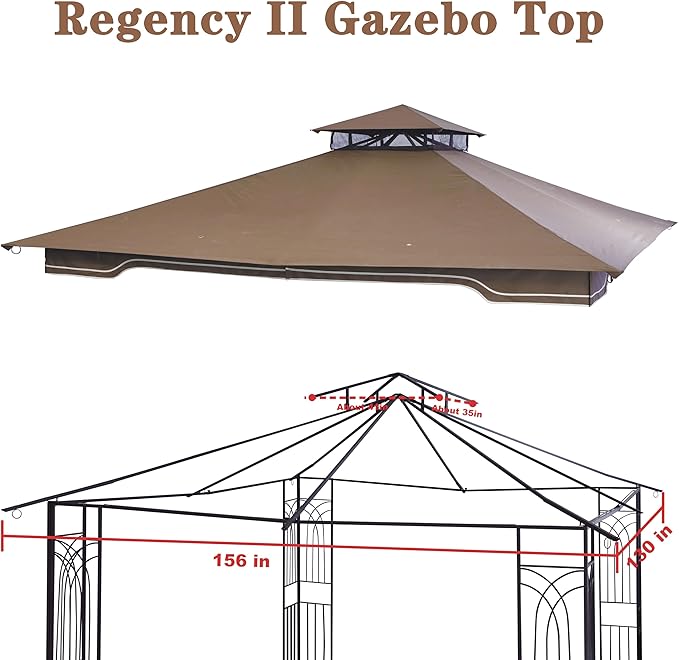 SCOCANOPY Replacement Gazebo Canopy - Image 3