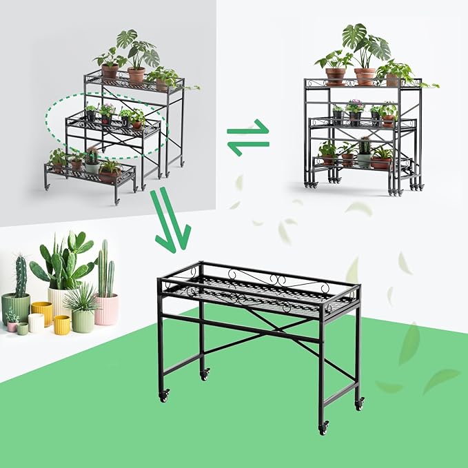 Zhongma Sturdy Metal Plant Stand - Image 2