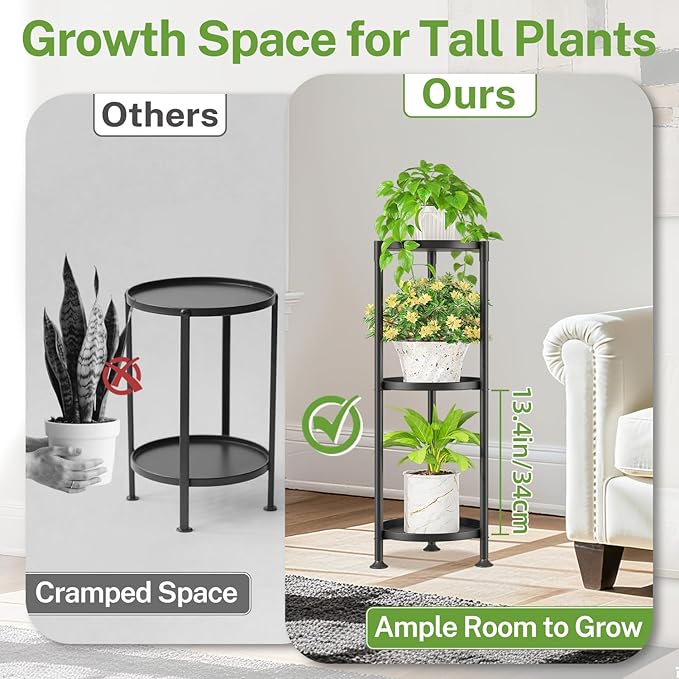 iDavosic.ly 3 Tier Plant Stand Indoor - Image 5