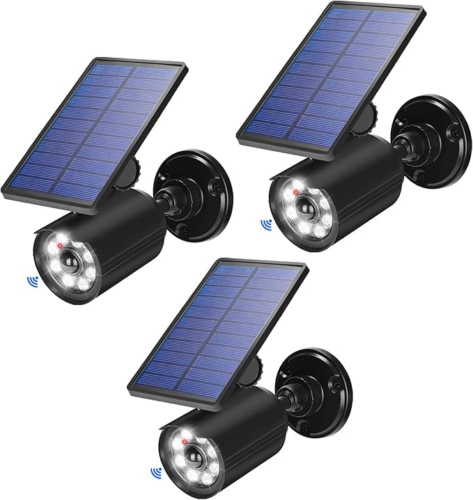 Solar Motion Lights Outdoor 2000LM Security Flood Lights IP67 Waterproof Spot by CAHOUGSMTSolarLights