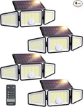 Ensenior Solar Lights Outdoor Motion Sensor, 2600LM 220 LED High Brightness by Ensenior