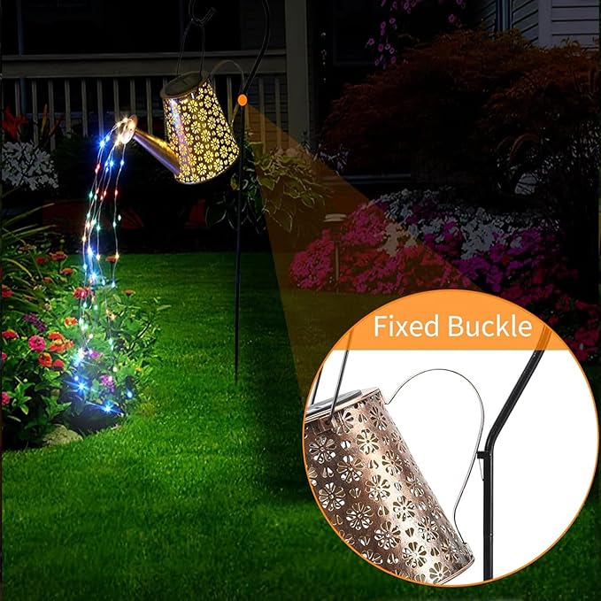 2 Pack Solar Watering Can Lights - Image 2