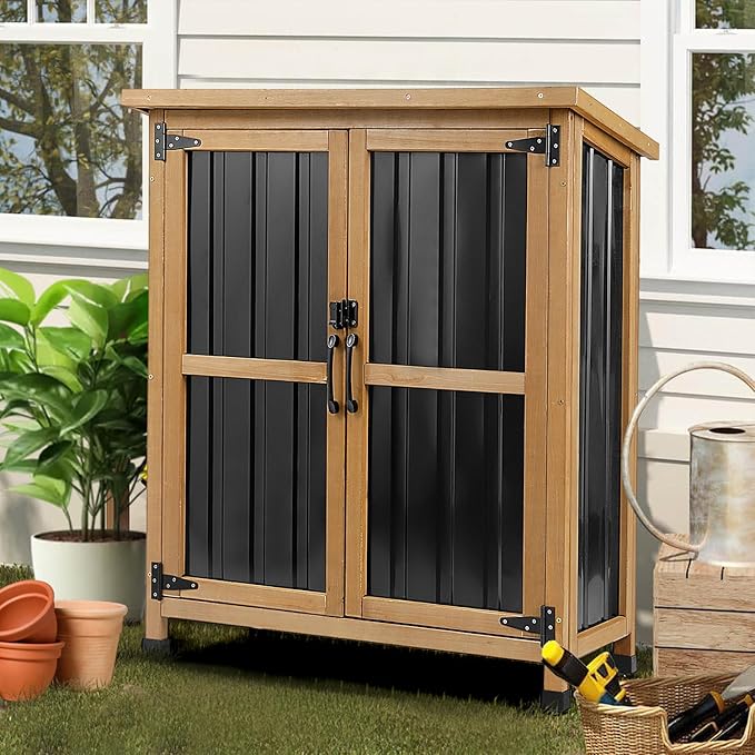 PetsCosset Weatherproof Outdoor Storage Cabinet - Image 2
