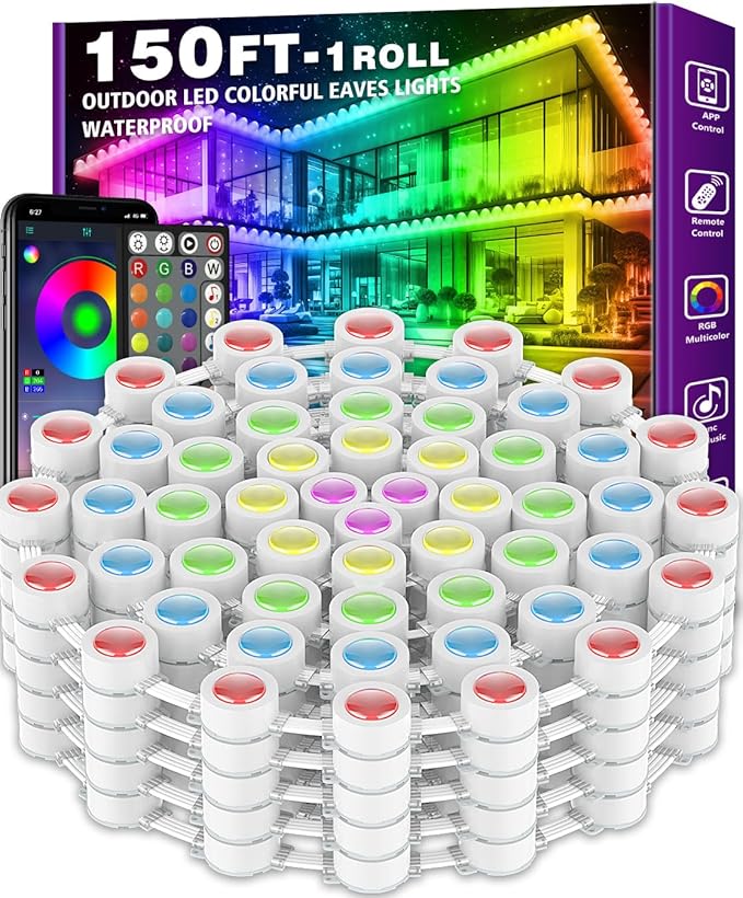 FBZ 150FT Permanent Outdoor RGB Lights by Unknown