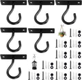 6Pack 2.5Inch Ceiling Hooks for Hanging Plant, Hanger for Indoor and Outdoor by AnDocK