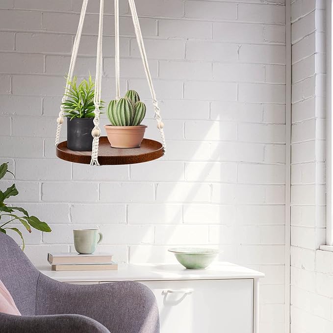 E-Know Macrame Plant Hanger - Image 7