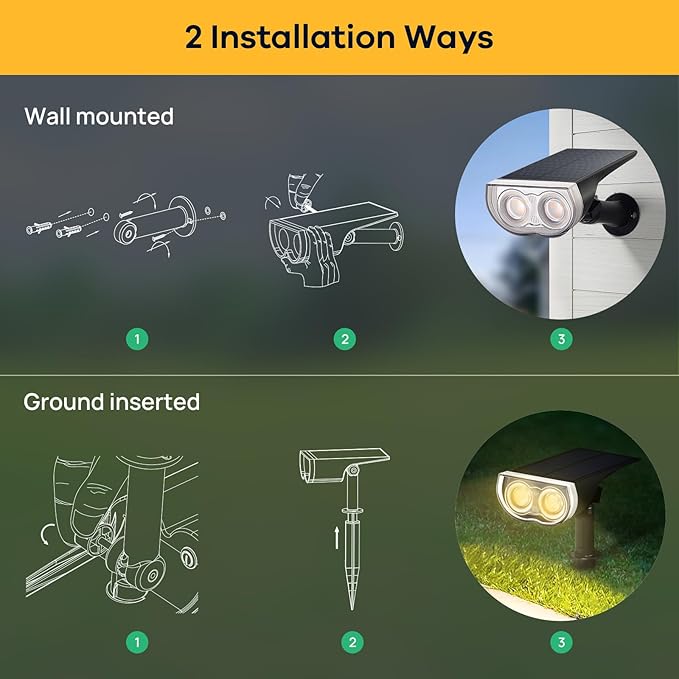 Linkind Solar Lights Outdoor StarRayS, Bright Solar Spot Lights Outdoor - Image 6